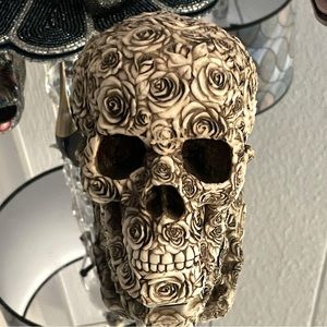 Rose Sugar Skull Home Decor NWT Unbranded